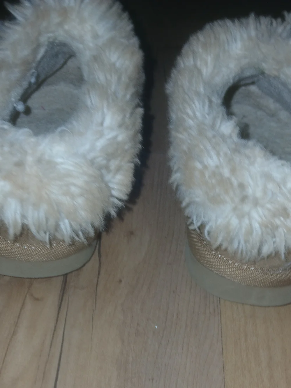Kids Plush-Lined Slipper Boots - Cream